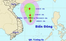 Áp thấp trên biển Đông có thể mạnh thành bão