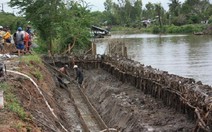 ​Hơn 40 km bờ biển của tỉnh Cà Mau bị sạt lở nghiêm trọng