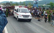 ​Nghi xe tải gây tai nạn, người nhà dựng lều giữa quốc lộ