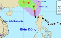 Bão số 2 có khả năng mạnh lên