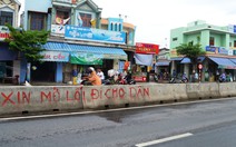 Đặt dải phân cách chắn ngang giao lộ, dân đi lại khó khăn