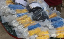 Taxi Mai Linh chở hơn 3.000 kíp nổ, dây cháy chậm