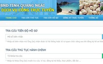 ​Quảng Ngãi triển khai dịch vụ công trực tuyến mức 3