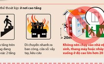 Gặp cháy, thoát thân cách nào?