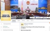 Đưa thông tin báo chí của Văn phòng Chính phủ lên Facebook