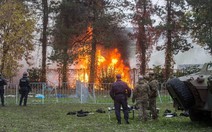 Than thiếu đồ ăn uống, người nhập cư đốt lều "quậy" ở Slovenia