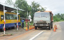 Sở GTVT, Phòng CSGT Kon Tum giải trình bảo kê xe quá tải