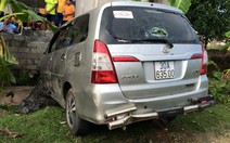 Ôtô gây tai nạn liên tiếp ở 2 huyện, 8 người bị thương