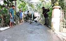 200 đoàn viên chung tay làm đường cho dân