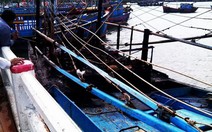 Ba tàu cá bị cháy giữa đêm
