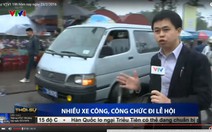 Cấm thì cấm, nhiều xe công vẫn tiến về lễ hội