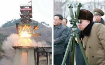 Ông Kim Jong Un thị sát tập trận, bắn tên lửa