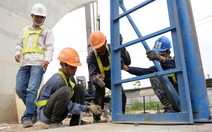 Lắp hơn 5.000m nhịp cầu metro trên cao Xa lộ Hà Nội