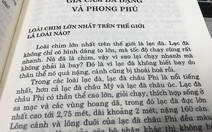 Thu hồi sách viết lạc đà là loài chim lớn nhất