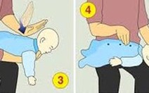 ​Sơ cứu đúng cách sặc sữa ở trẻ em
