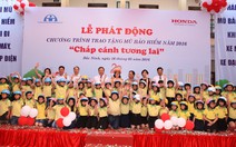 ​Tặng 20.000 mũ bảo hiểm mang tên “Cùng Honda chắp cánh tương lai” năm 2016