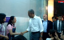 Video clip tổng thống Obama tại quán bún chả Hà Nội