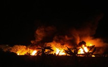 Cháy kinh hoàng xưởng nến tại cụm công nghiệp Dương Kinh