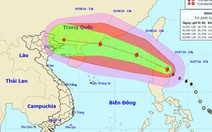 Bão Nida đang mạnh thêm và hướng về phía Trung Quốc