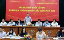 ​Lần đầu tiên đấu giá hạn ngạch nhập khẩu đường