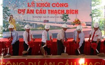 Khởi công cầu Thạch Bích qua sông Trà Khúc dài gần 2,5km