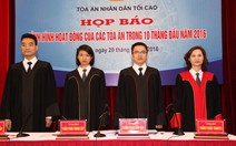 ​Thí điểm trang phục xét xử của thẩm phán