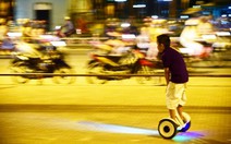 Nguy hiểm trò chơi xe điện cân bằng, ván trượt