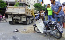Xe ben cán chết nam sinh cấp 3
