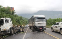 ​Tai nạn liên hoàn trên đường dẫn hầm Hải Vân