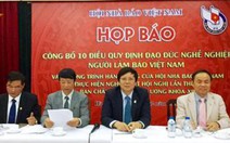 Công bố 10 quy định đạo đức nghề nghiệp người làm báo