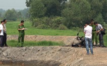 Phát hiện thi thể người đàn ông cùng xe máy cháy đen