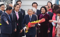 Nhà vua Akihito và Hoàng hậu đến Hà Nội