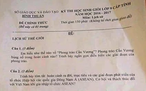 Đề thi HS giỏi nhầm phong trào Cần Vương thuộc lịch sử thế giới