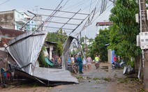 Giông lốc, mưa đá quét qua TP Cao Lãnh