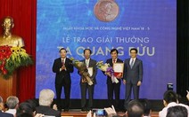 ​Tôn vinh hai nhà khoa học trong lĩnh vực nghiên cứu cơ bản