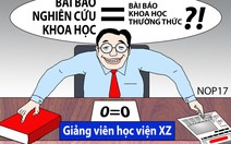 Bi hài chuyện viết bài báo khoa học