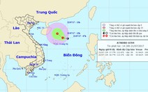 Vùng áp thấp mạnh thành ​áp thấp nhiệt đới