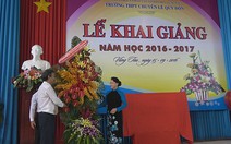 Chủ tịch Quốc hội Nguyễn Thị Kim Ngân dự lễ khai giảng tại Bà Rịa- Vũng Tàu