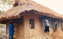 Nhà tranh vách đất ở làng Gò Cỏ, kéo ký ức xưa cũ ùa về