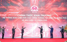 Cổng thông tin điện tử Chính phủ khai trương hệ thống giao diện mới