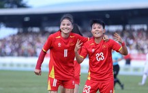 Tuyển nữ Việt Nam - Myanmar (hiệp 2) 2-0: Bích Thùy nâng tỉ số