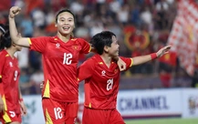 Tuyển nữ Việt Nam - nữ Malaysia (hiệp 1) 1-0: Hải Yến mở tỉ số