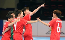 Futsal nữ Việt Nam - Hong Kong (hiệp 1) 0-0: Việt Nam lấn lướt