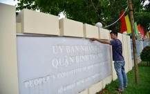 Phường Bình Thạnh mới bắt đầu gắn bảng tên