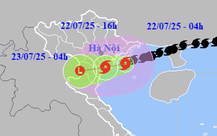 Bão số 3 hôm nay đổ bộ Hải Phòng - Thanh Hóa, tâm bão đang cách Hưng Yên 80km