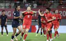 Tuyển nữ Việt Nam thắng '6 sao' trước Campuchia ở trận ra quân Giải bóng đá nữ Đông Nam Á 2025
