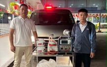 Êkip phản ứng nhanh của Bệnh viện Chợ Rẫy tới Phú Quốc hỗ trợ cấp cứu nạn nhân vụ lật ca nô