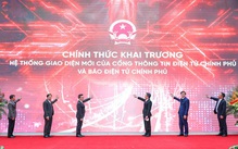 Cổng thông tin điện tử Chính phủ khai trương hệ thống giao diện mới