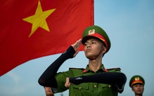 Lính công an rèn bản lĩnh thép giữa 'chảo lửa' thao trường diễu binh