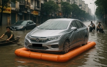 Đồ chống ngập ô tô mùa mưa bão gây sốt mạng xã hội: Loại rẻ 1 triệu, cao cấp tới 30 triệu đồng